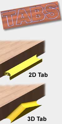 Tabs in VCarve Pro